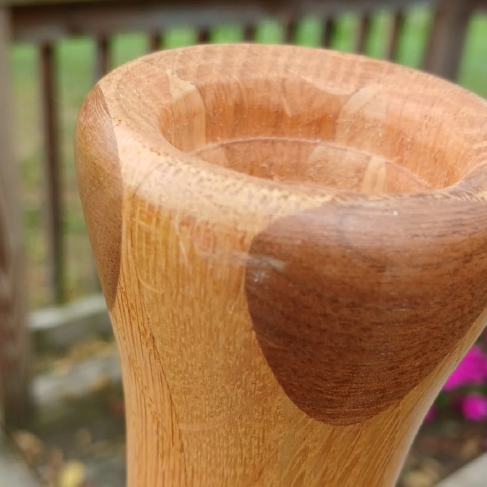 Wood Inlay Vase 10